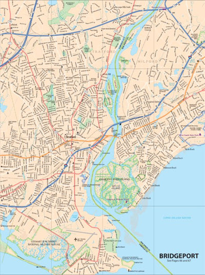 Connecticut/Rhode Island Atlas & Gazetteer - Bridgeport 2 Preview 1