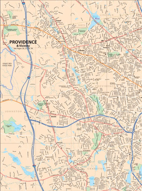Connecticut/Rhode Island Atlas & Gazetteer - Providence 1 Preview 1