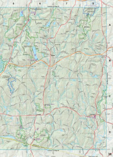 Connecticut/Rhode Island Atlas & Gazetteer - Page 35 Preview 1