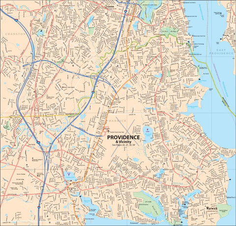 Connecticut/Rhode Island Atlas & Gazetteer - Providence 3 Preview 1