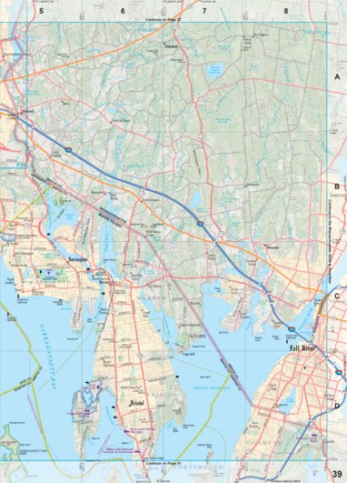 Connecticut/Rhode Island Atlas & Gazetteer - Page 39 Preview 1
