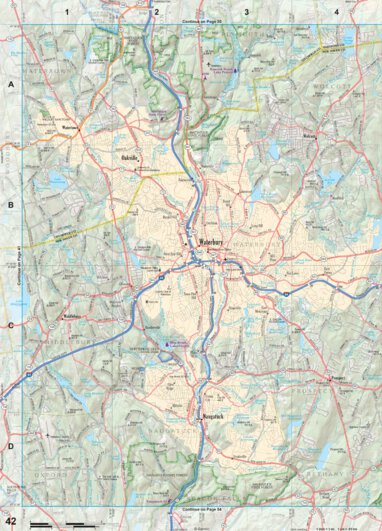 Connecticut/Rhode Island Atlas & Gazetteer - Page 42 Preview 1