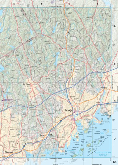 Connecticut/Rhode Island Atlas & Gazetteer - Page 65 Preview 1