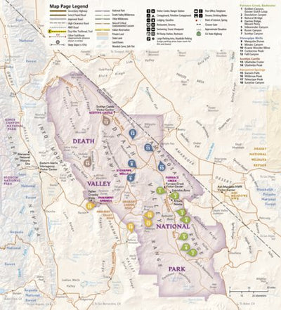 1709 Death Valley Day Hikes (map 00) Preview 1