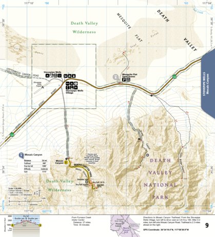 1709 Death Valley Day Hikes (map 09) Preview 1