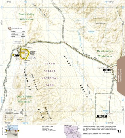 1709 Death Valley Day Hikes (map 13) Preview 1