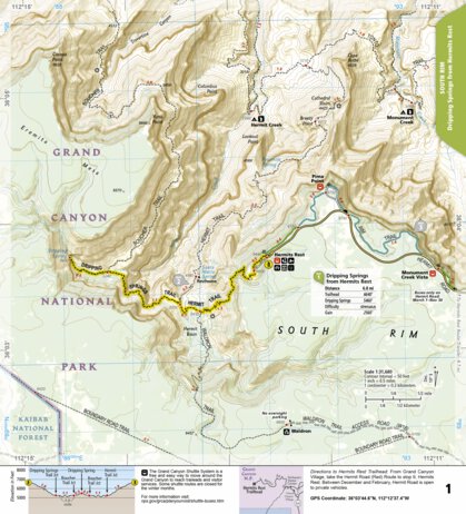 1711 Grand Canyon Day Hikes (map 01) Preview 1