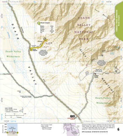 1709 Death Valley Day Hikes (map 06) Preview 1