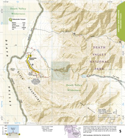 1709 Death Valley Day Hikes (map 05) Preview 1