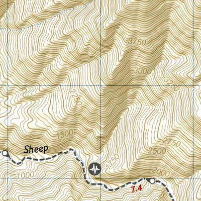1709 Death Valley Day Hikes (map 05) Preview 3