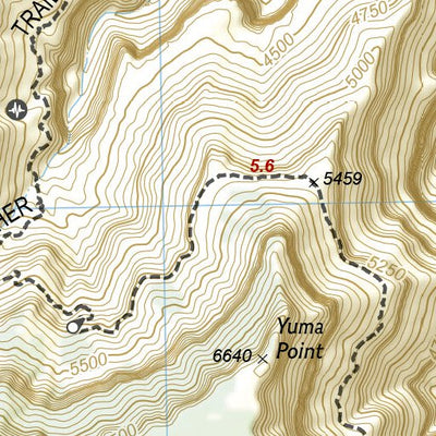 1711 Grand Canyon Day Hikes (map 02) Preview 3