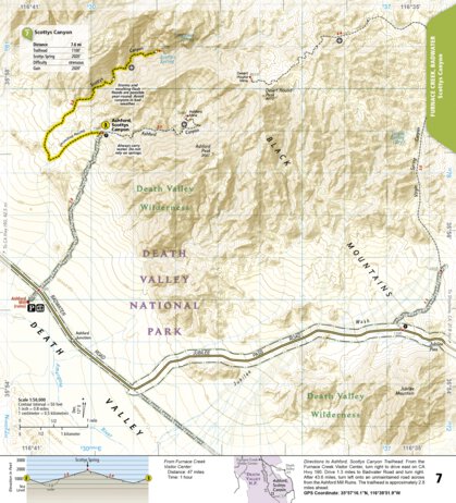 1709 Death Valley Day Hikes (map 07) Preview 1