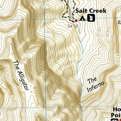 1711 Grand Canyon Day Hikes (map 03) Preview 3