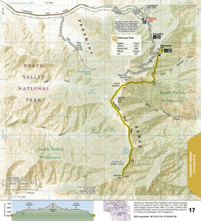 1709 Death Valley Day Hikes (map 17) Preview 1