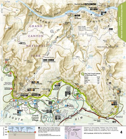 1711 Grand Canyon Day Hikes (map 04) Preview 1