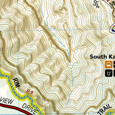 1711 Grand Canyon Day Hikes (map 04) Preview 3