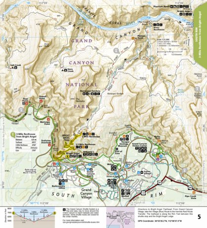 1711 Grand Canyon Day Hikes (map 05) Preview 1