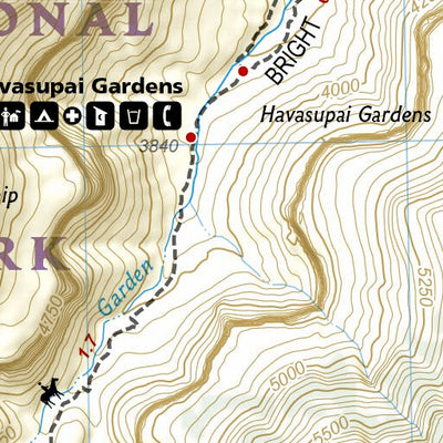 1711 Grand Canyon Day Hikes (map 05) Preview 2