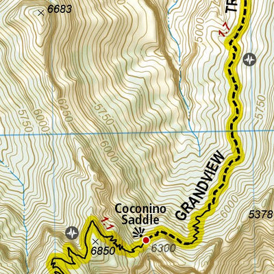 1711 Grand Canyon Day Hikes (map 08) Preview 3