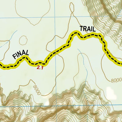 1711 Grand Canyon Day Hikes (map 17) Preview 2