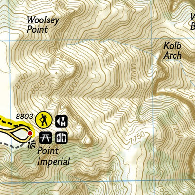 1711 Grand Canyon Day Hikes (map 15) Preview 2