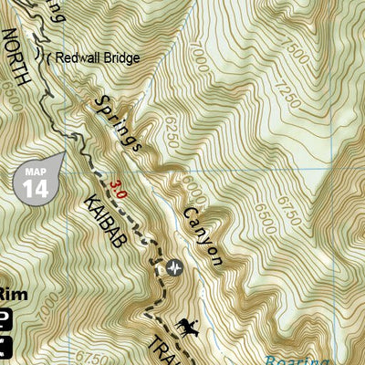 1711 Grand Canyon Day Hikes (map 10) Preview 3