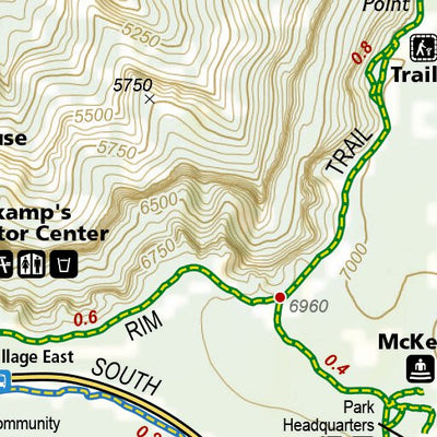 1711 Grand Canyon Day Hikes (map 00a) Preview 2