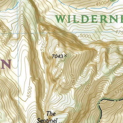 1712 Zion Day Hikes (map 03) Preview 3