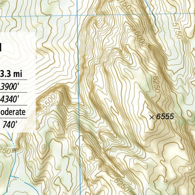 1712 Zion Day Hikes (map 02) Preview 3