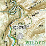 1712 Zion Day Hikes (map 09) Preview 3