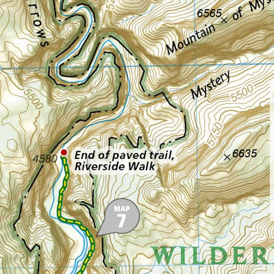 1712 Zion Day Hikes (map 09) Preview 3