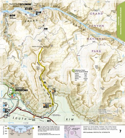 1711 Grand Canyon Day Hikes (map 07) Preview 1