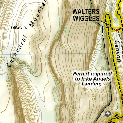 1712 Zion Day Hikes (map 06) Preview 2