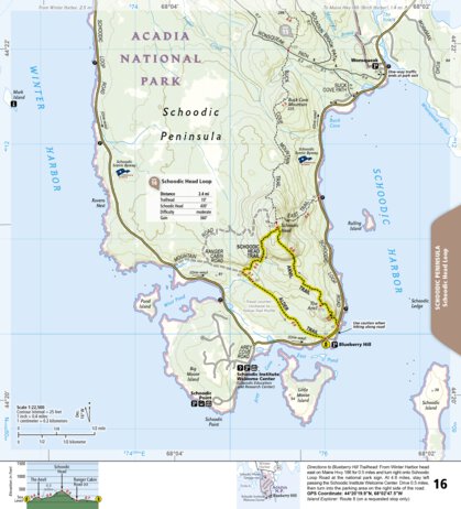 1714 Acadia Hikes (map 16) Preview 1
