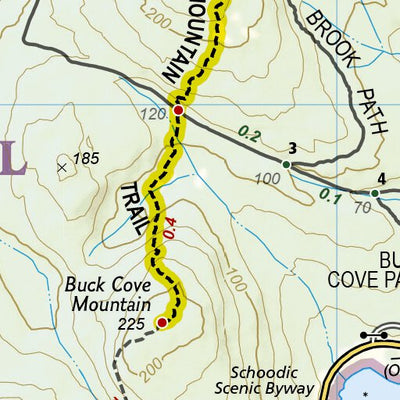 1714 Acadia Hikes (map 15) Preview 3
