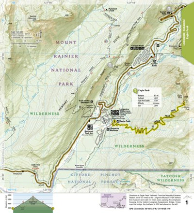 1715 Mt Rainier Day Hikes (map 01) Preview 1