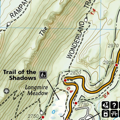 1715 Mt Rainier Day Hikes (map 01) Preview 2