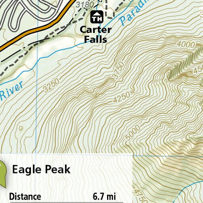1715 Mt Rainier Day Hikes (map 01) Preview 3