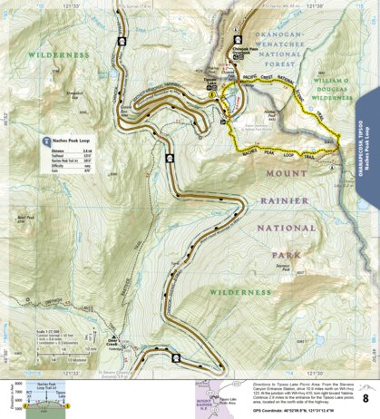 1715 Mt Rainier Day Hikes (map 08) Preview 1