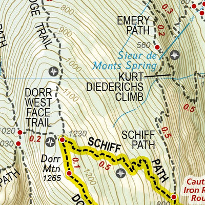 1714 Acadia Hikes (map 02) Preview 3