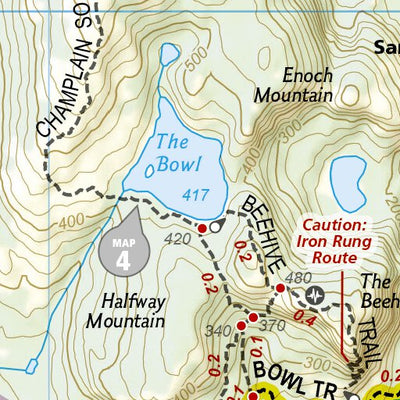 1714 Acadia Hikes (map 05) Preview 3