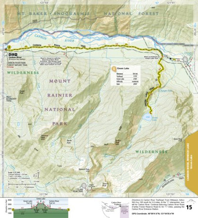 1715 Mt Rainier Day Hikes (map 15) Preview 1