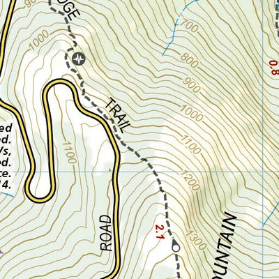1714 Acadia Hikes (map 08) Preview 3