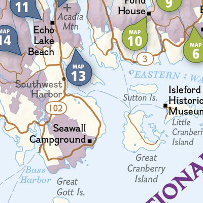 1714 Acadia Hikes (map 00) Preview 2