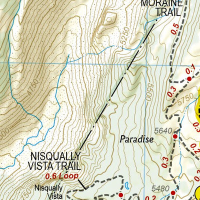 1715 Mt Rainier Day Hikes (map 04) Preview 2