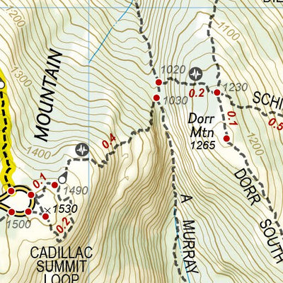 1714 Acadia Hikes (map 07) Preview 3
