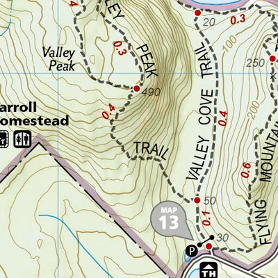 1714 Acadia Hikes (map 12) Preview 3