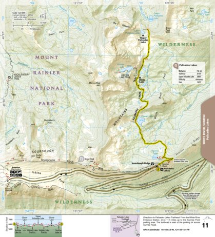 1715 Mt Rainier Day Hikes (map 11) Preview 1