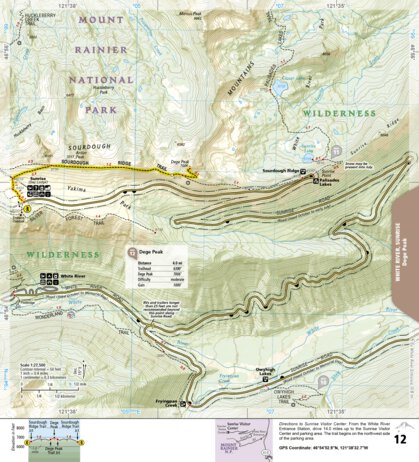 1715 Mt Rainier Day Hikes (map 12) Preview 1