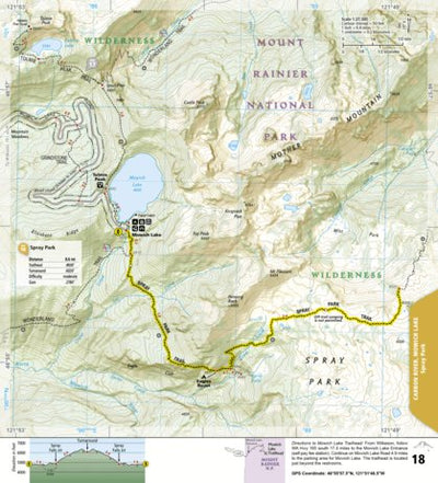 1715 Mt Rainier Day Hikes (map 18) Preview 1